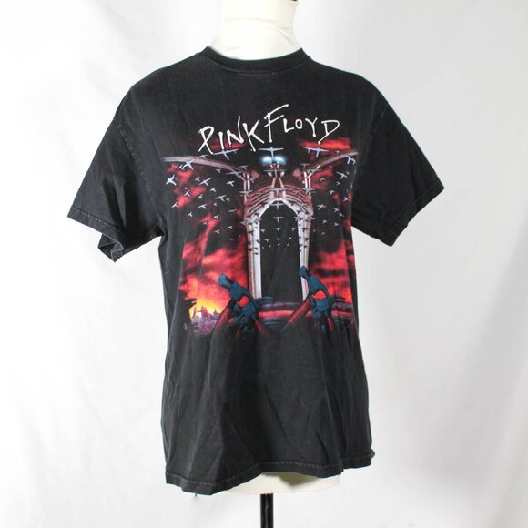 Vintage 1990s Pink Floyd The Wall Band Tee Size Medium - Picture 1 of 7